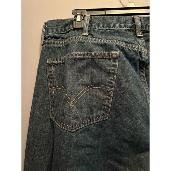 Levi's Men's 559 Relaxed Straight Jeans Blue Size 40BT 40x32 Dark Wash - Picture 7 of 11